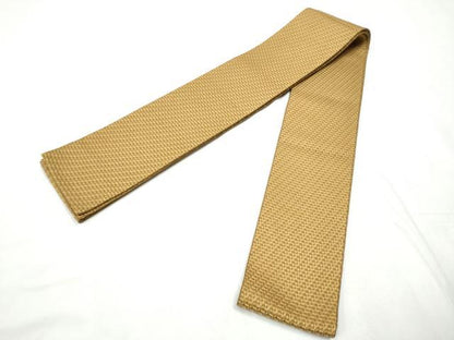 平和屋着物●男性　本場筑前博多織　角帯　斜線文　正絹　逸品　CABF8423hy