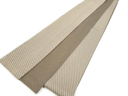 平和屋着物●男性　角帯　斜線文　正絹　逸品　CABF8425hy
