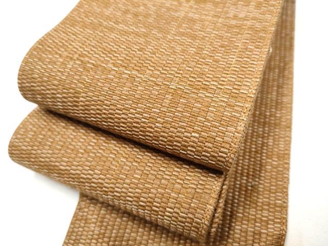 平和屋着物●男性　霞文　角帯　正絹　逸品　CABF8426hy