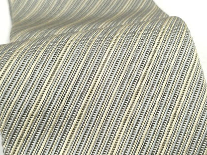 平和屋着物●男性　本場筑前博多織　角帯　斜線文　原田織物謹製　証紙付き　正絹　逸品　CABF8436hy