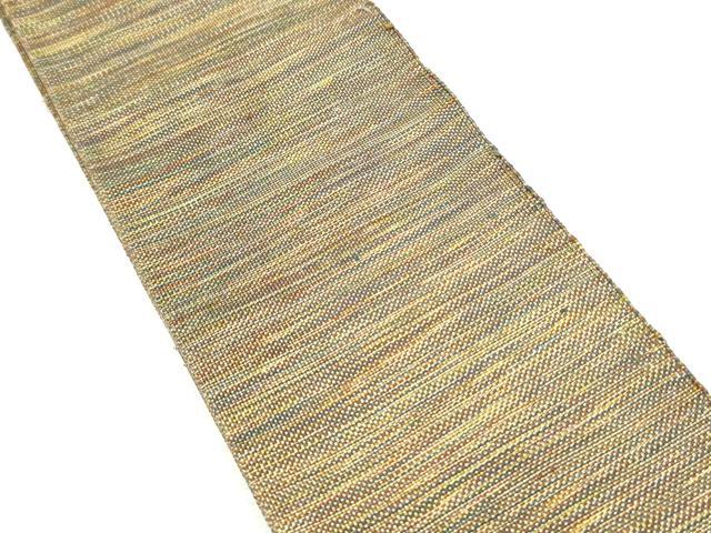 平和屋着物●男性　本場筑前博多織　角帯　霞文　正絹　逸品　CABF8440hy