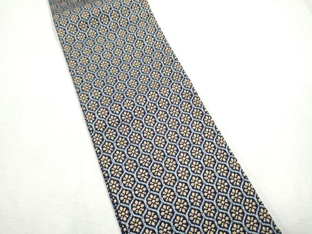 平和屋着物●男性　本場筑前博多織　角帯　いちご錦　証紙付き　正絹　逸品　CABF8447hy