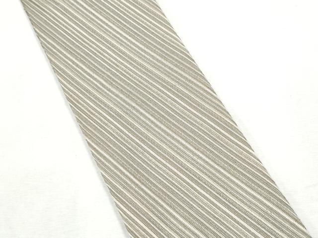 平和屋着物●男性　角帯　斜線文　正絹　逸品　CABF8459hy