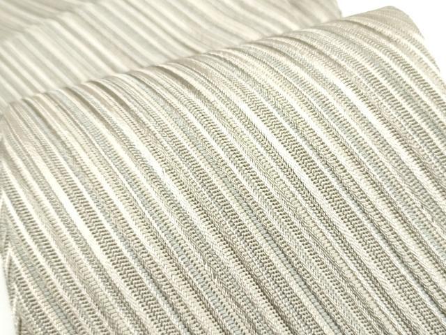 平和屋着物●男性　角帯　斜線文　正絹　逸品　CABF8459hy