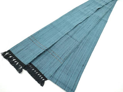 平和屋着物●男性　角帯　紬地　霞文　正絹　逸品　CABF8467hy