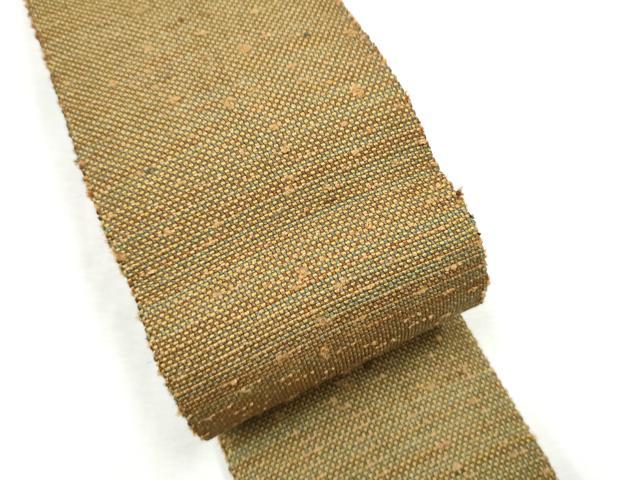 平和屋着物●男性　本場筑前博多織　両面　角帯　霞文　正絹　逸品　CABF8468hy