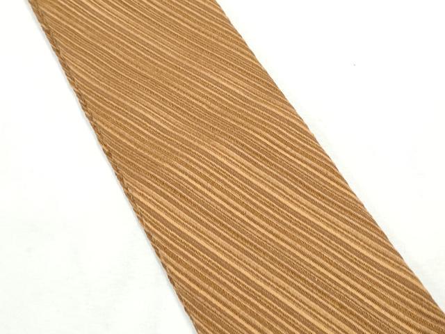 平和屋着物●男性　角帯　宝来織　斜線文　正絹　逸品　CABF8479hy
