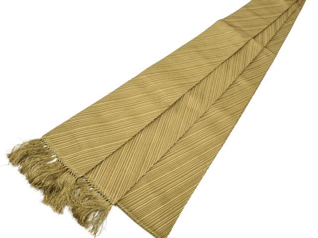 平和屋着物●男性　角帯　斜線文　正絹　逸品　CABF8490hy