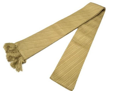 平和屋着物●男性　角帯　斜線文　正絹　逸品　CABF8490hy