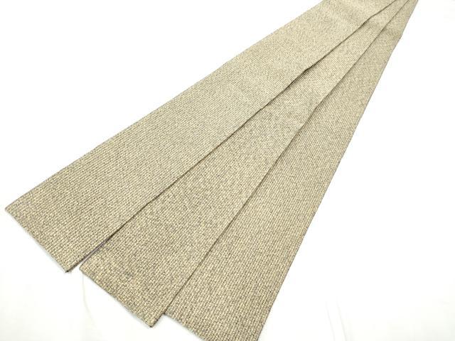 平和屋着物●男性　本場筑前博多織　角帯　霞文　正絹　逸品　CABF8493hy