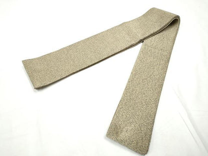 平和屋着物●男性　本場筑前博多織　角帯　霞文　正絹　逸品　CABF8493hy