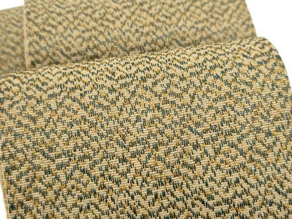 平和屋着物●男性　本場筑前博多織　両面　角帯　霞文　正絹　逸品　CABF8502hy