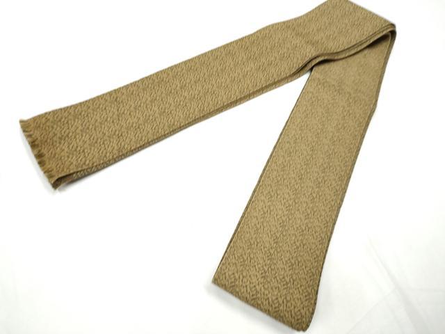 平和屋着物●男性　本場筑前博多織　両面　角帯　霞文　正絹　逸品　CABF8502hy