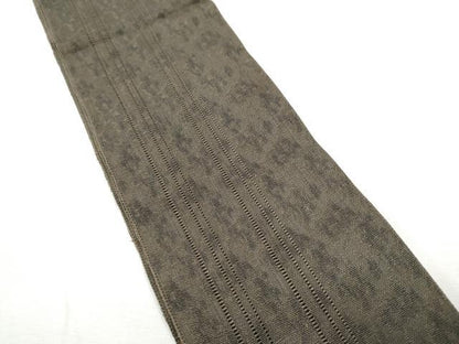 平和屋着物●男性　本場筑前博多織　角帯　霞文　正絹　逸品　CABF8511hy