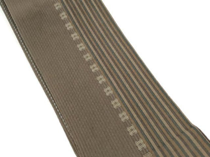 平和屋着物●男性　両面　角帯　間道　正絹　逸品　CABF8515hy