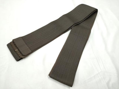 平和屋着物●男性　両面　角帯　間道　正絹　逸品　CABF8515hy