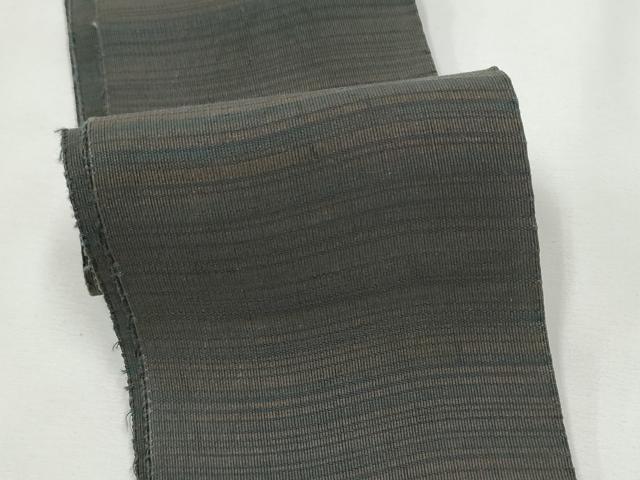 平和屋着物●男性　爪掻き本綴れ　角帯　よろけ縞　正絹　逸品　CABF8517hy