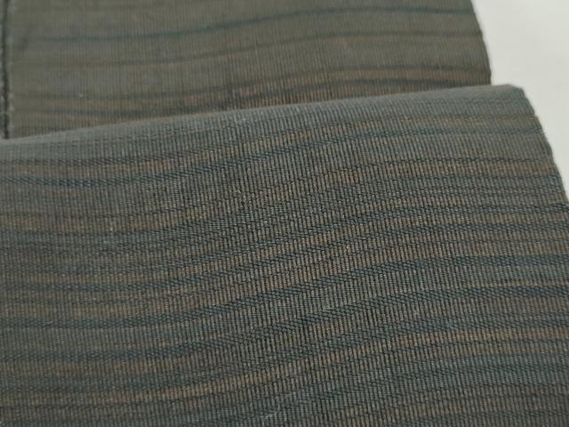 平和屋着物○男性 爪掻き本綴れ 角帯 よろけ縞 正絹 逸品 CABF8517hy