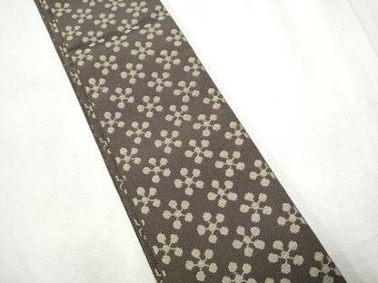 平和屋着物●男性　本場筑前博多織　角帯　梅鉢　正絹　逸品　CABF8522hy