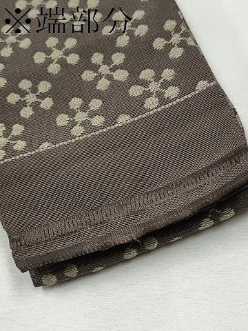 平和屋着物●男性　本場筑前博多織　角帯　梅鉢　正絹　逸品　CABF8522hy