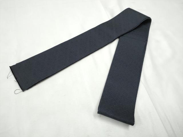 平和屋着物○男性 本場筑前博多織 角帯 幾何学文様 森博多織物謹製