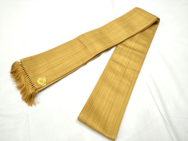 平和屋着物●男性　角帯　霞文　正絹　逸品　CABF8525hy