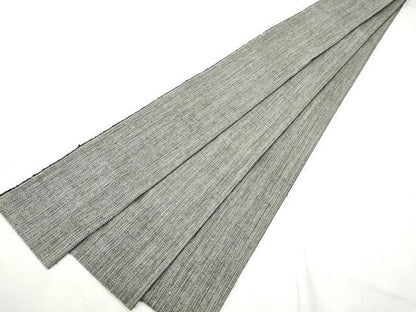 平和屋着物●男性　本場筑前博多織　角帯　霞文　正絹　逸品　CABF8528hy
