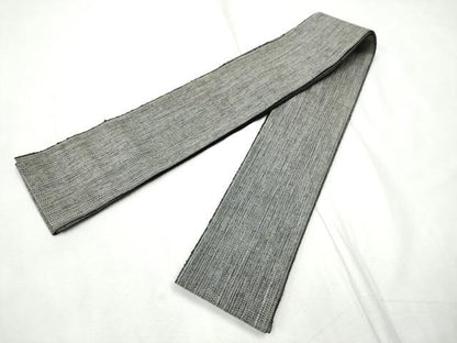 平和屋着物●男性　本場筑前博多織　角帯　霞文　正絹　逸品　CABF8528hy