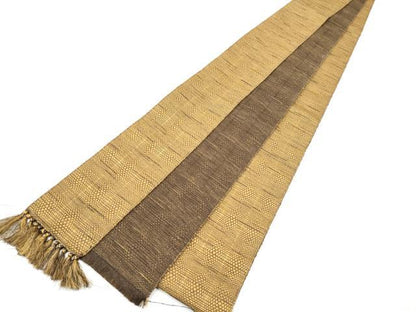 平和屋着物●男性　両面　角帯　霞文　正絹　逸品　CABF8535hy
