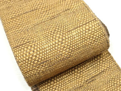 平和屋着物●男性　両面　角帯　霞文　正絹　逸品　CABF8535hy
