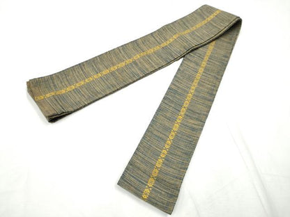 平和屋着物●男性　角帯　献上　正絹　逸品　CABF8538hy
