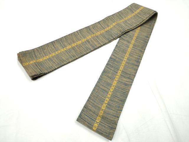 平和屋着物●男性　角帯　献上　正絹　逸品　CABF8538hy