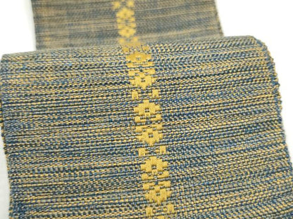 平和屋着物●男性　角帯　献上　正絹　逸品　CABF8538hy
