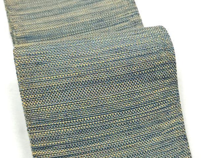 平和屋着物●男性　本場筑前博多織　角帯　霞文　正絹　逸品　CABF8540hy