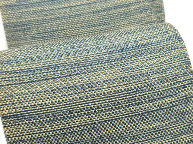 平和屋着物○男性 本場筑前博多織 角帯 霞文 正絹 逸品 CABF8540hy