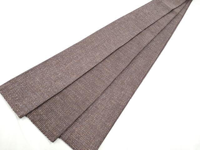 平和屋着物●男性　本場筑前博多織　角帯　霞文　正絹　逸品　CABF8541hy