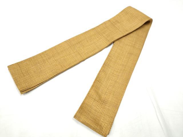 平和屋着物●男性　両面　角帯　霞文　正絹　逸品　CABF8548hy