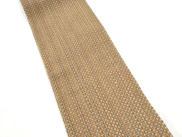 平和屋着物●男性　本場筑前博多織　角帯　霞文　証紙付き　正絹　逸品　CABF8583hy