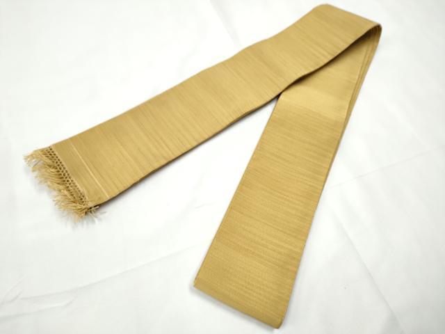 平和屋着物○男性 爪掻き本綴れ 角帯 霞文 正絹 逸品 CABF8584hy