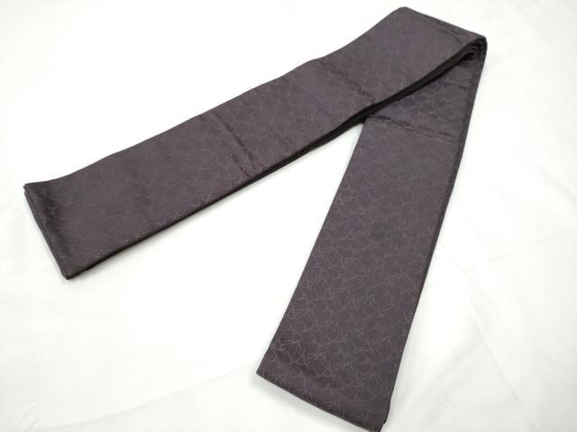 平和屋着物●男性　本場筑前博多織　角帯　抽象文　正絹　逸品　CABF8585hy