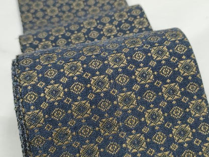 平和屋着物●男性　本場筑前博多織　角帯　市松吉祥文　正絹　逸品　CABF8586hy