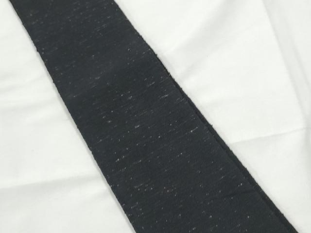 平和屋着物●男性　角帯　紬地　霞文　正絹　逸品　CABF8590hy