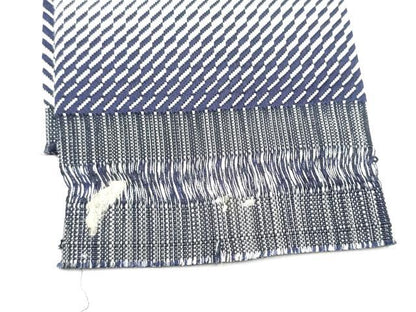 平和屋着物●男性　本場筑前博多織　角帯　斜線文　正絹　逸品　CABF8600hy
