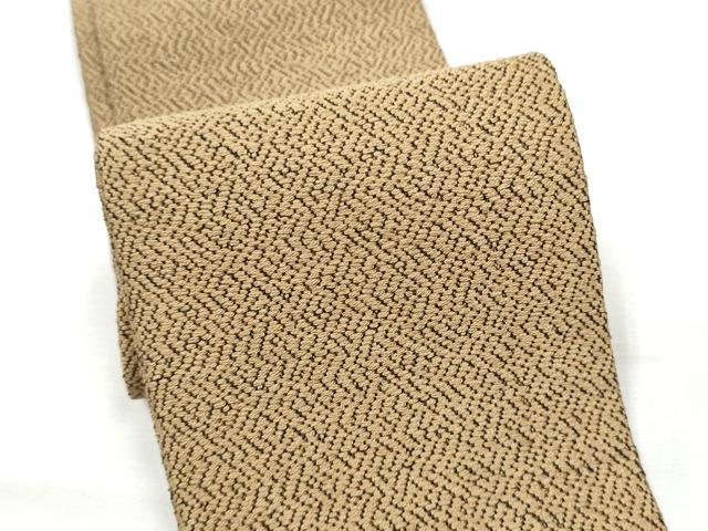 平和屋着物●男性　本場筑前博多織　角帯　霞文　正絹　逸品　CABF8606hy