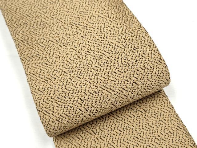 平和屋着物●男性　本場筑前博多織　角帯　霞文　正絹　逸品　CABF8606hy