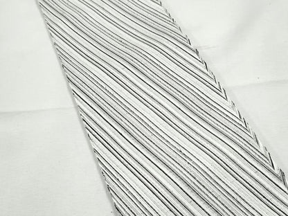平和屋着物●男性　角帯　斜線文　正絹　逸品　CABF8610hy