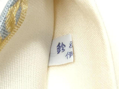 平和屋着物●六通柄袋帯　唐織　地紙花文　金銀糸　鈴乃屋扱い　正絹　逸品　CABF8616hy