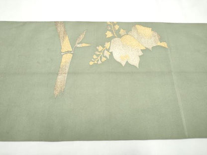 平和屋着物●爪掻き本綴れ　八寸名古屋帯　鳳凰　金銀糸　正絹　逸品　CABF8644hy