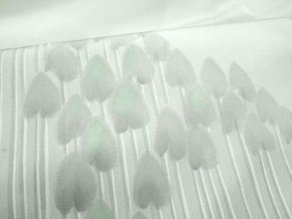 平和屋着物●塩瀬　九寸名古屋帯　樹林文　正絹　逸品　CABF8686hy