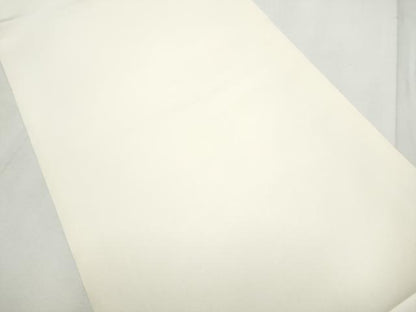 平和屋着物●塩瀬　九寸開き名古屋帯　色無地　生成色　正絹　逸品　CABF8704hy